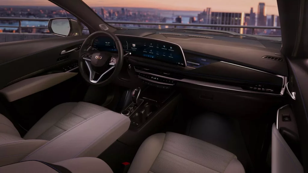 2023 Cadillac XT4. Imagen interior.