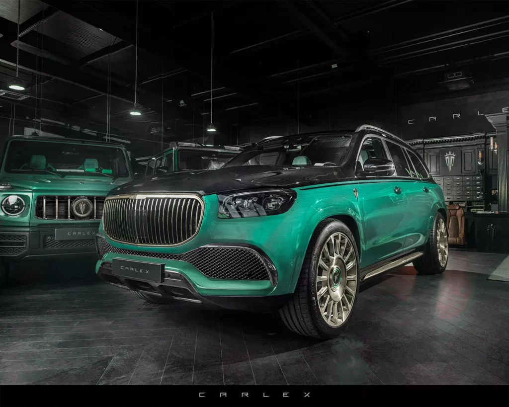 Carlex Design viste de color menta este Mercedes-Maybach GLS 600 4 Motor16 2023 Carlex Design Mercedes Maybach GLS 2 Motor16