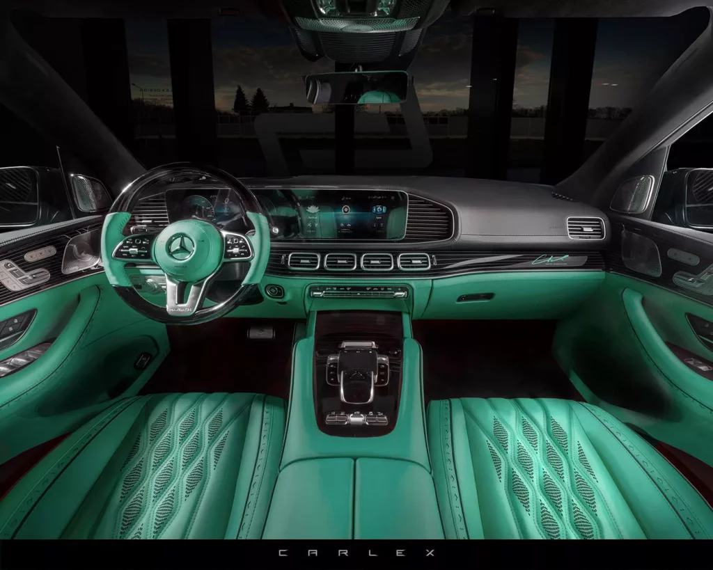 Carlex Design viste de color menta este Mercedes-Maybach GLS 600 6 Motor16 2023 Carlex Design Mercedes Maybach GLS 4 Motor16