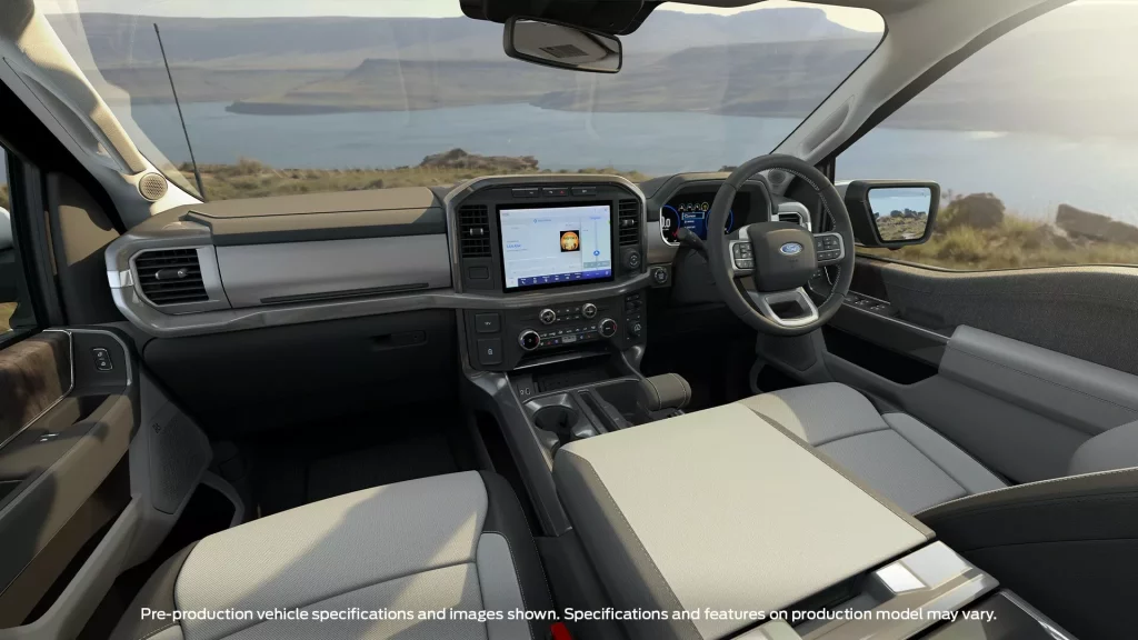 2023 Ford F-150 Australia. Imagen interior.