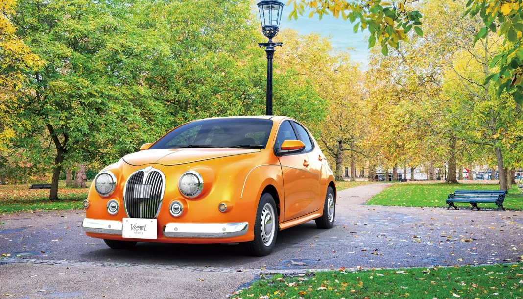 2023 Mitsuoka Viewt Story Toyota Yaris. Imagen portada.