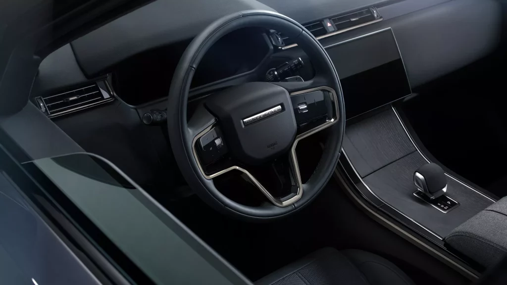 2023 Range Rover Velar. Imagen estudio interior.