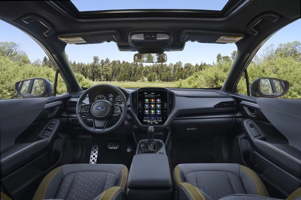 2023 Subaru Crosstrek USA. Imagen salpicadero.