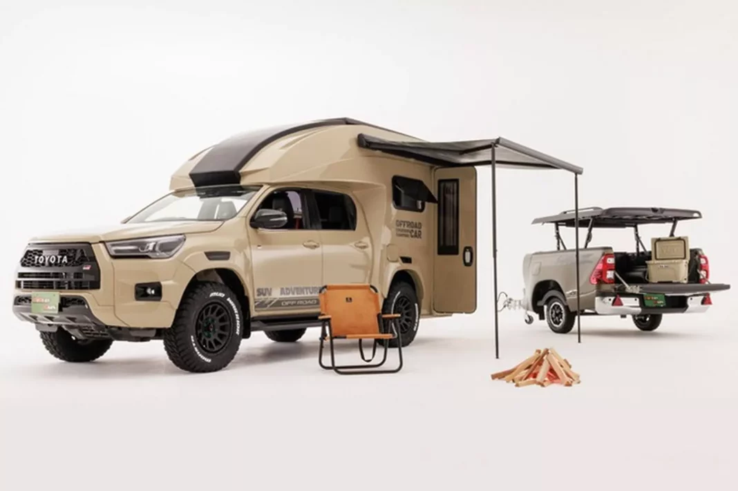 2023 Toyota Hilux Camper Japón. Imagen portada.