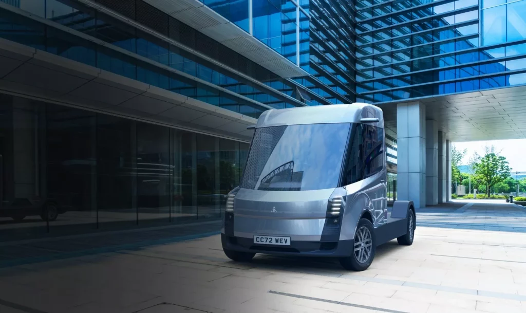 2023 WEVC eCV1. Imagen estática frontal Tesla Semi.