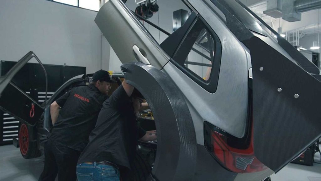 Así suena el Honda CR-V más salvaje jamás fabricado 4 Motor16 2023 honda cr v hybrid racer teaser 1 Motor16