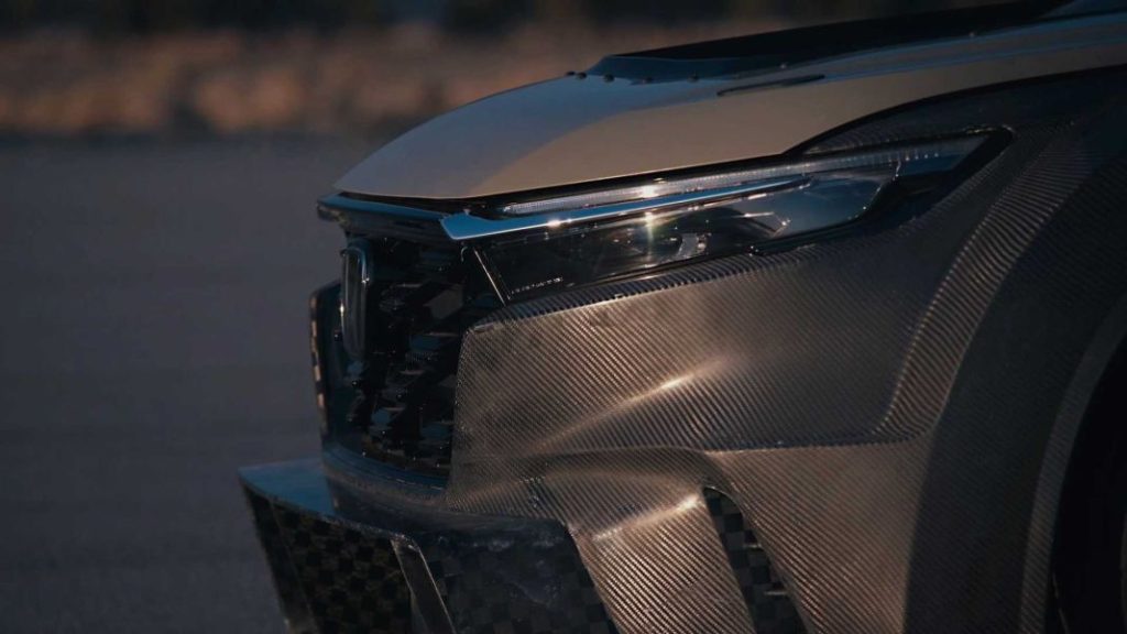 Así suena el Honda CR-V más salvaje jamás fabricado 1 Motor16 2023 honda cr v hybrid racer teaser 5 Motor16