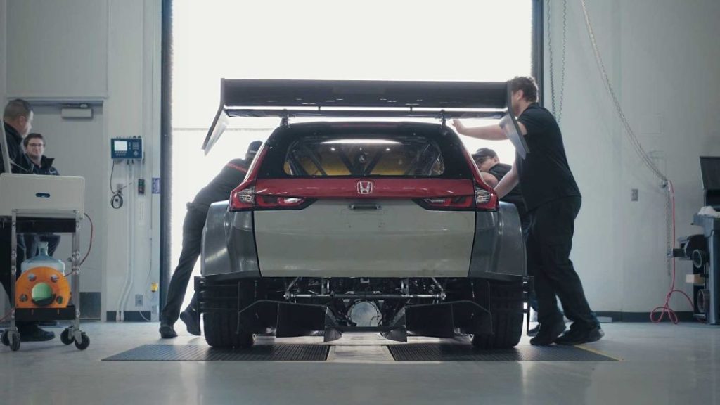 Así suena el Honda CR-V más salvaje jamás fabricado 6 Motor16 2023 honda cr v hybrid racer teaser 9 Motor16