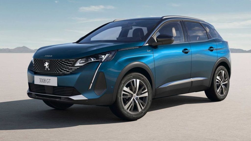 2023 Peugeot 3008 Hybrid. Imagen estática frontal.