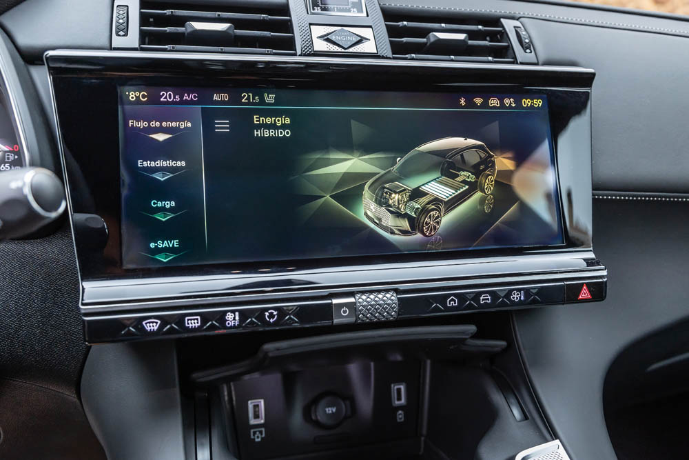 Prueba del DS 7 E-TENSE 360 CV 4x4. Eficiente y deportivo 3 Motor16 DS 7 E-TENSE 360 CV 4x4.