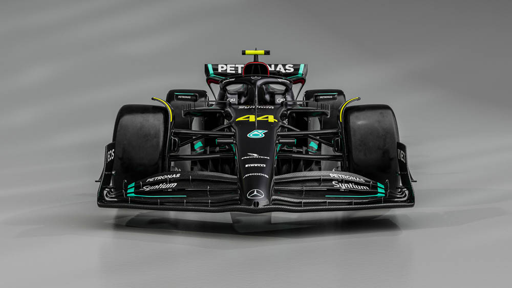 El Mercedes W14 con el que Hamilton intentará volver a ganar en la Fórmula 1 3 Motor16 Mercedes-AMG F1 W14 E PERFORMANCE