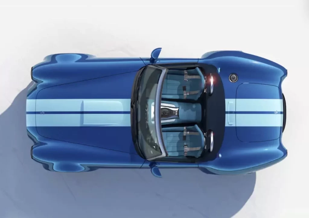 2023 AC Cobra GT Roadster. Imagen superior.