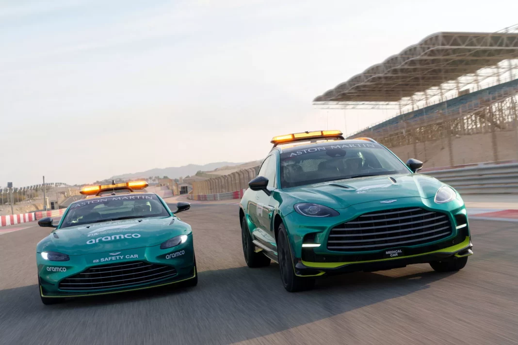 2023 Aston Martin Safety Car y Medical Car. Imagen portada.