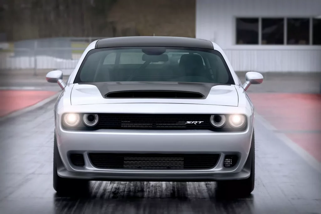 2023 Dodge Challenger SRT Demon 170. Imagen estática frontal.