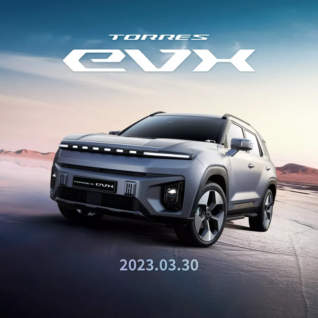 2023 SsangYong Torres EVX. Imagen portada.