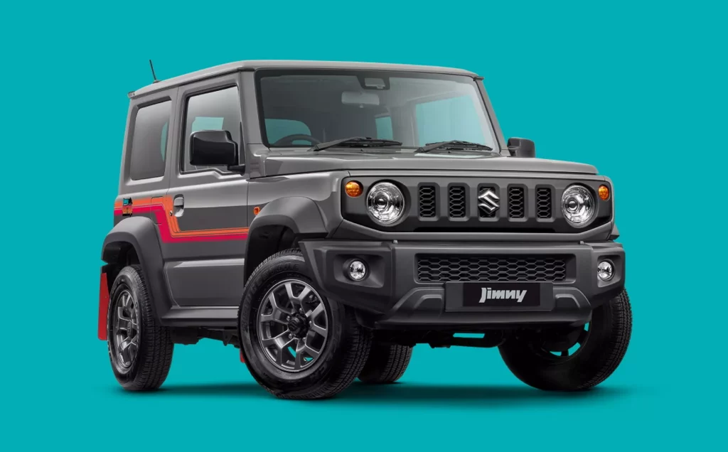 2023 Suzuki Jimny Heritage. Imagen estática frontal.