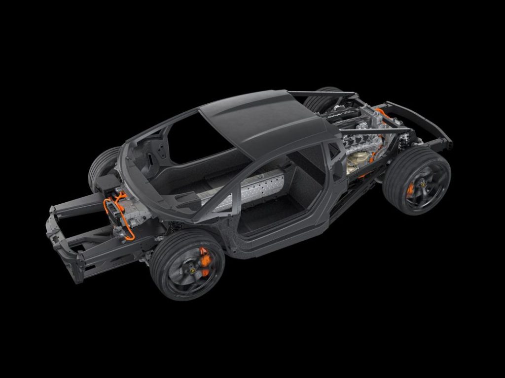Lamborghini LB744: así es su estructura de carbono 6 Motor16 2023 lamborghini chasis carbono 4 Motor16
