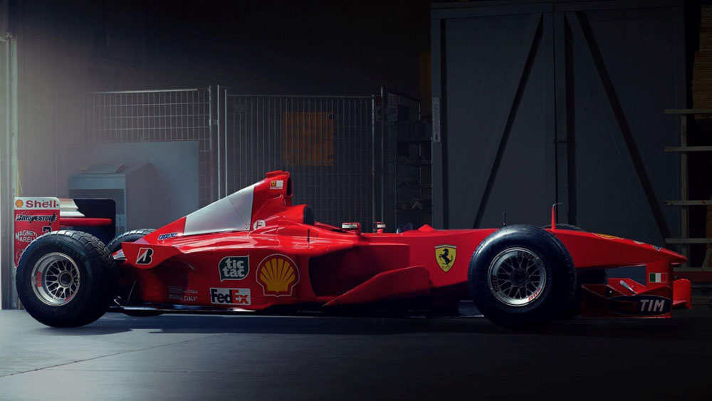 El Ferrari del primer título de Schumacher está a la venta 2 Motor16 FERRARI F1 SCHUMACHER 2000 1 Motor16