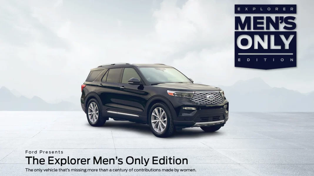 2023 Ford Explorer Men's Only Edition. Imagen portada.
