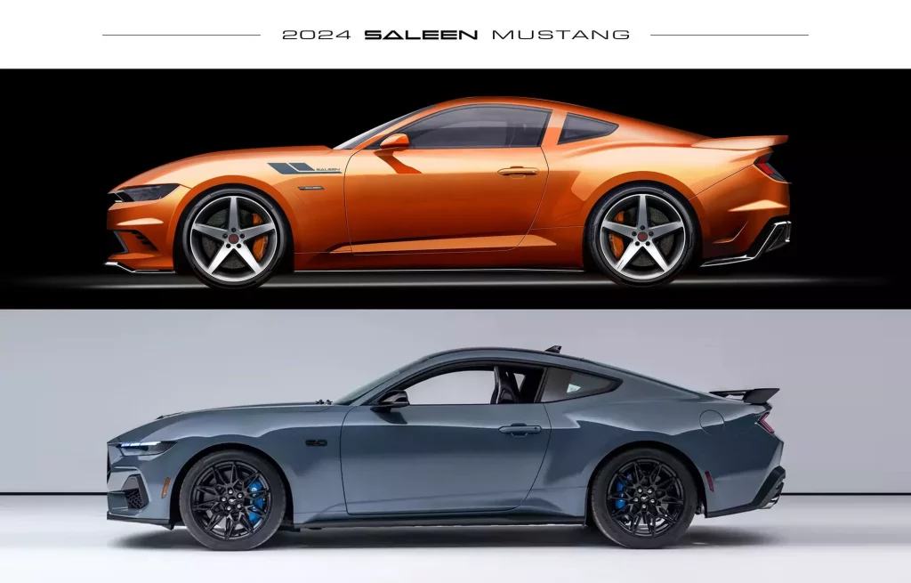 2023 Saleen Ford Mustang Render. Imagen interior.