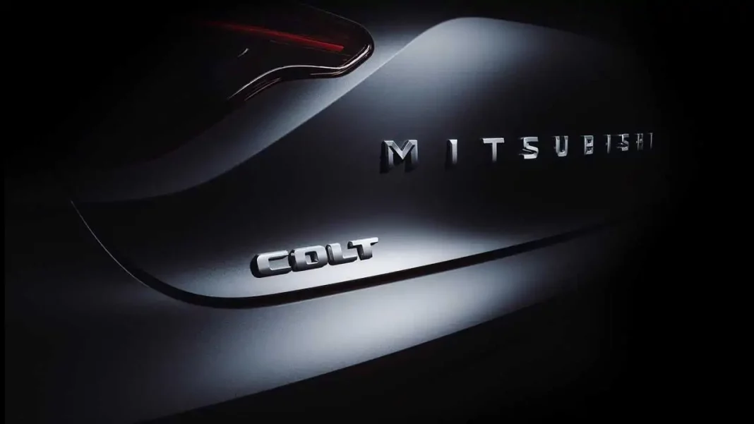 2023 Mitsubishi Colt Teaser. Imagen portada.