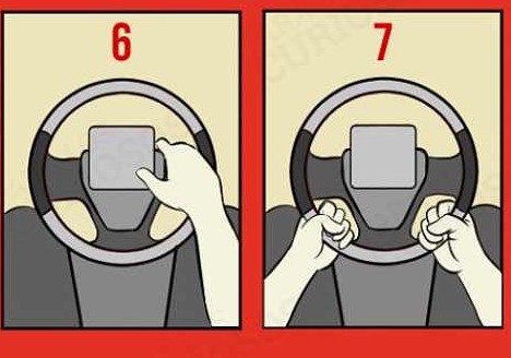 Dime como agarras el volante y te diré como eres 6 Motor16 Test agarrar volante, 2 y 3