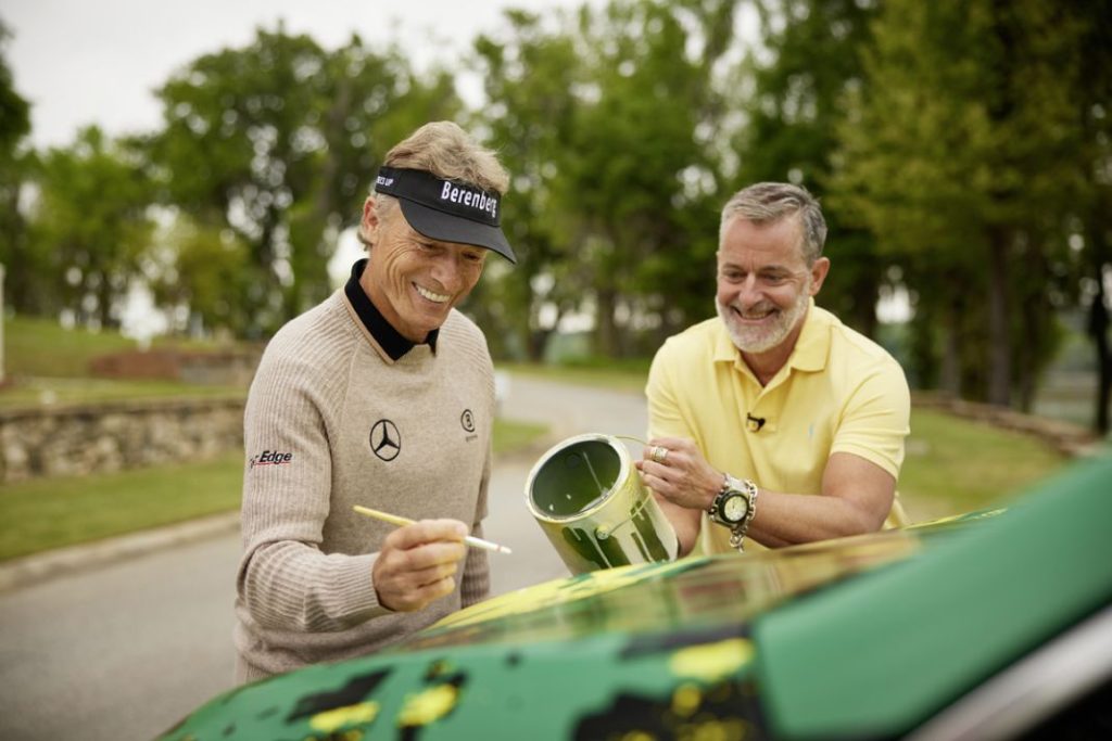 Bernhard Langer Mercedes EQS Masters Augusta 2023 a Motor16