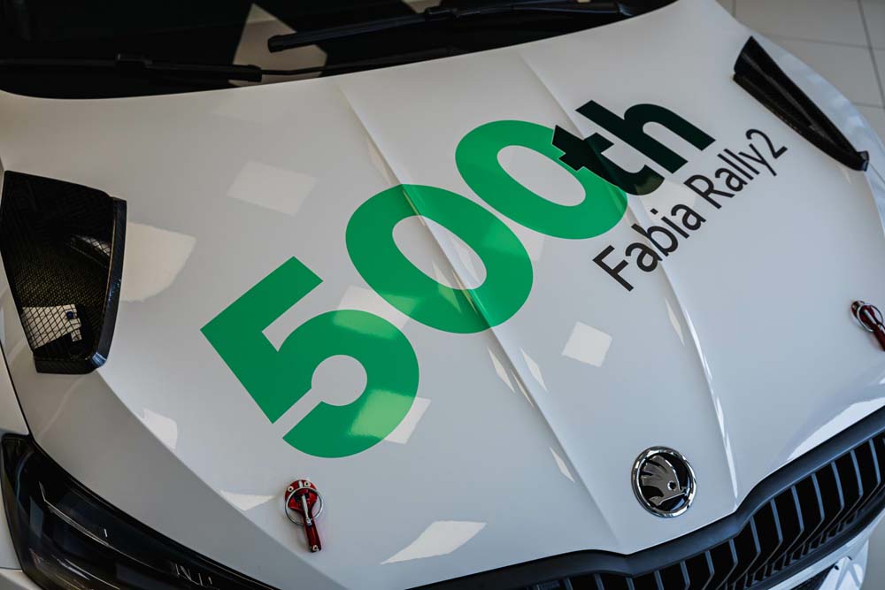 Skoda Fabia Rally2.