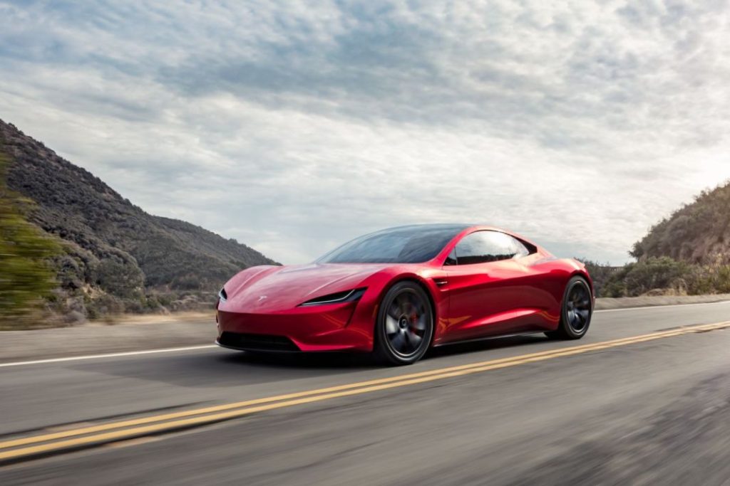 Tesla Roadster: Musk dice que acelera de 0 a 100 como su nave SpaceX 1 Motor16 2024 Tesla Roadster. Imagen movimiento.