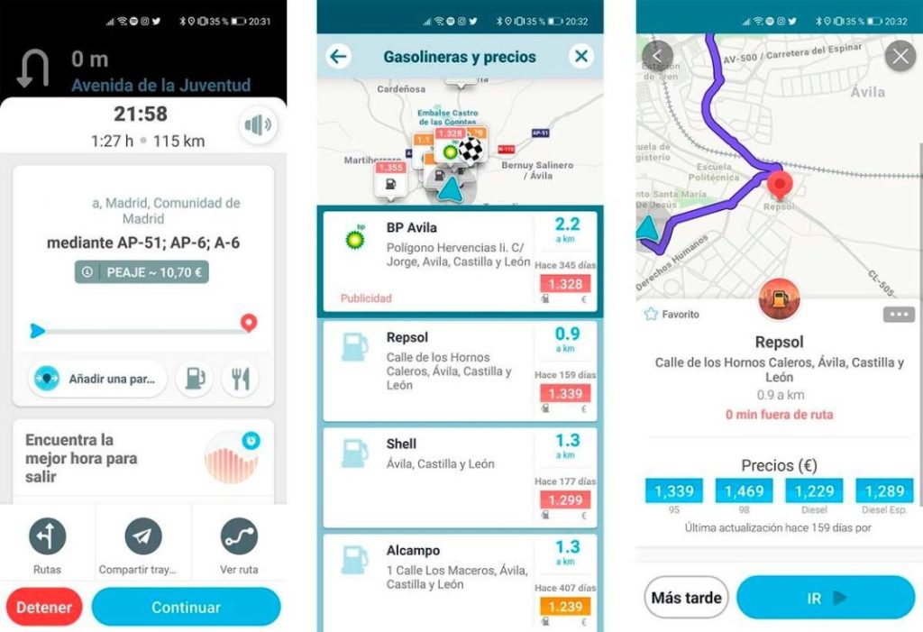Así encuentras la gasolinera más barata con Waze y Google Maps 15 Motor16 waze