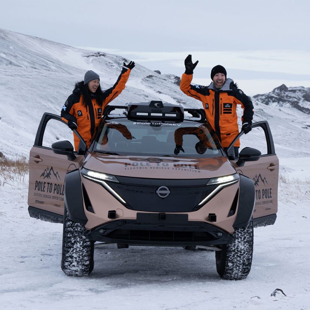 Cruzar la tierra con un eléctrico: Nissan ya lo está haciendo 13 Motor16 polo a polo Nissan11 Motor16