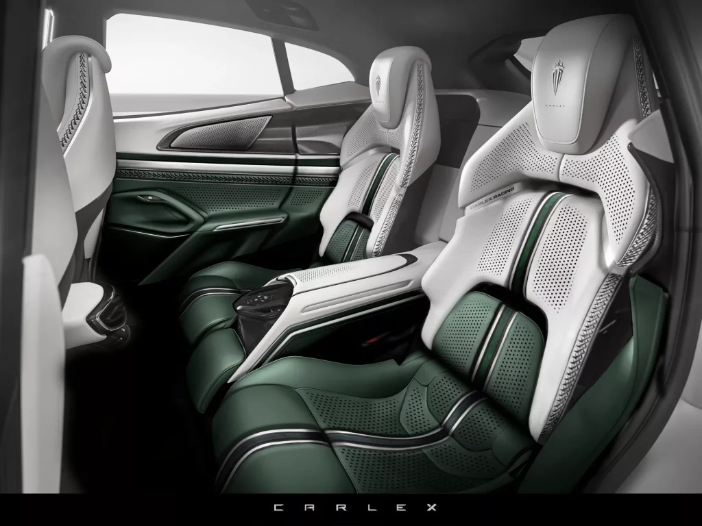 2023 Carlex Design Ferrari Purosangue. Imagen asientos traseros.