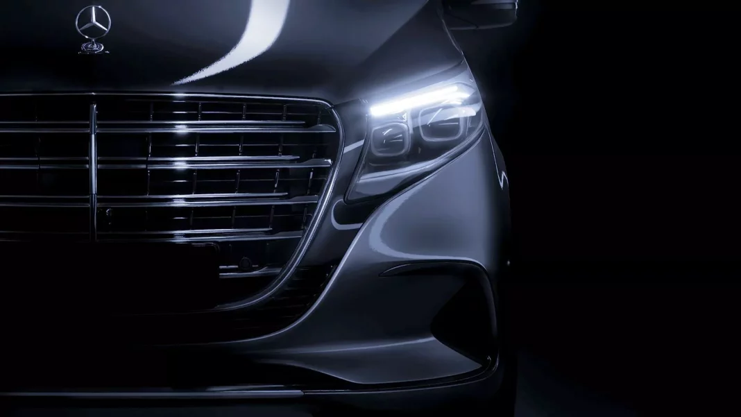 2023 Mercedes-Benz Clase V Teaser. Imagen portada.