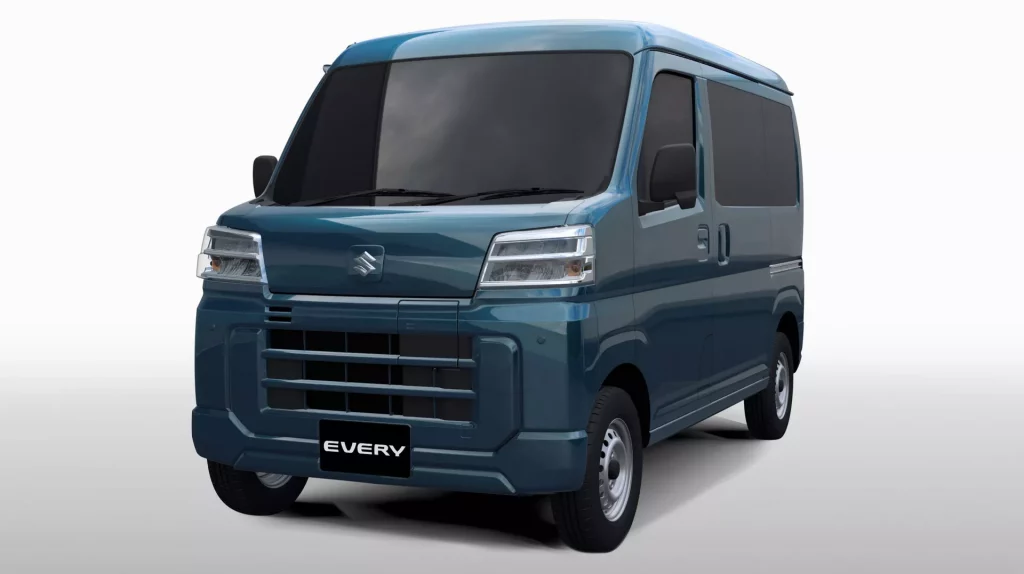 2023 Suzuki Every EV Kei Car. Imagen estudio.