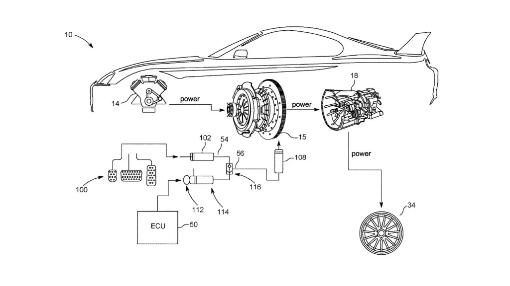 2023 Toyota hybrid manual. Imagen oficina patente.