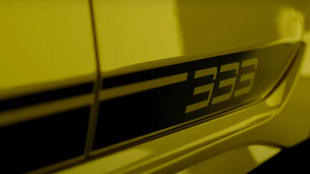 2023 Volkswagen Golf R 333 Teaser. Imagen portada.