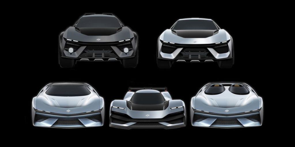 Laffite Automobili presenta 5 supercoches eléctricos diseñados por Giugiaro 1 Motor16 LAFFITE FULL_RANGE_01