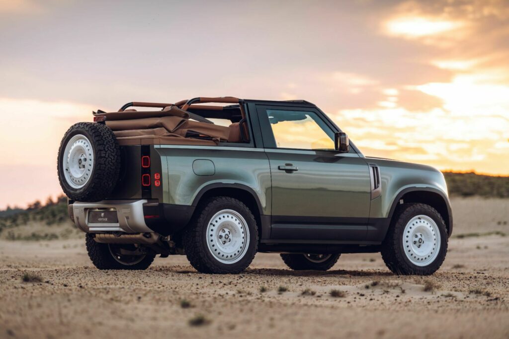 Land Rover Defender 90 Convertible 2024 Heritage Customs 47 Motor16