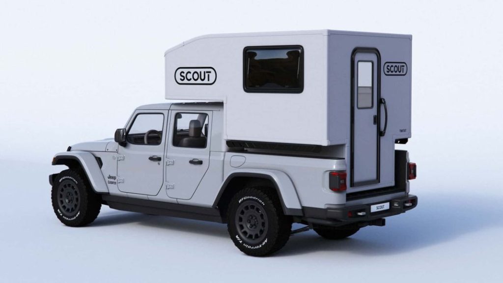 ¿Tienes un Jeep Gladiator, un Ford Ranger o un Toyota Hilux? Conviértelo en camper sin esfuerzo con este módulo 18 Motor16 Jeep Gladiator módulo camper