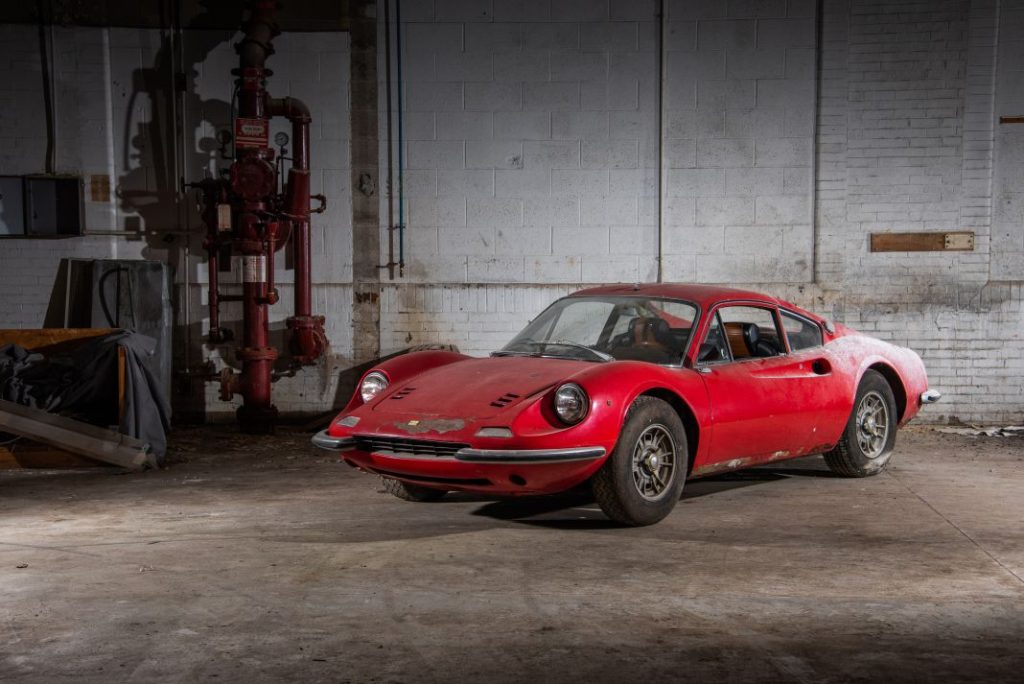 20 Ferrari clásicos encontrados gracias a un huracán, a subasta 13 Motor16 1968 Ferrari Dino 206 GT by Scaglietti1364174 Motor16