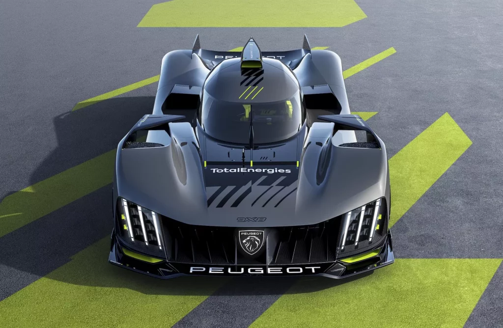 2022 Peugeot 9X8 Concept. Imagen estática frontal.