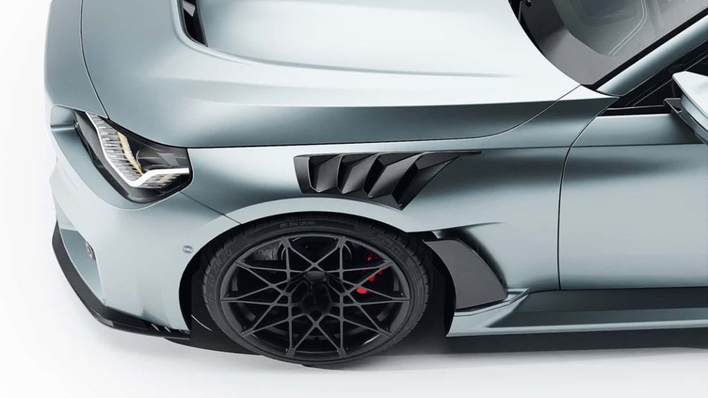 El BMW M2 Coupé más salvaje lo firma Alpha-N Performance 3 Motor16 2023 BMW M2 Coupé Alpha-N Performance. Imagen detalle aleta.