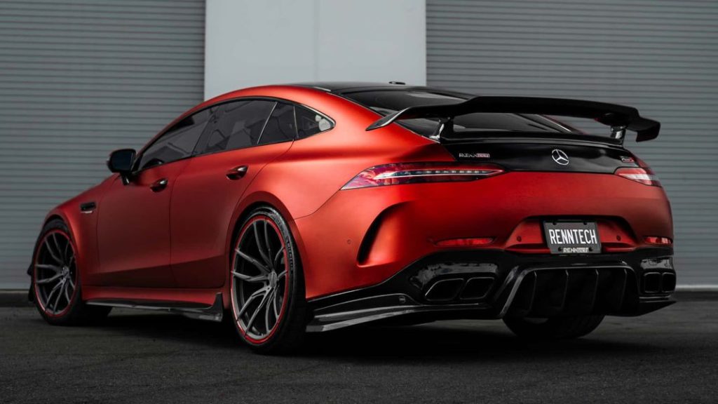 RENNtech se vuelve loco con este Mercedes-AMG GT 63 S 4Matic+ 1 Motor16 2023 Mercedes-AMG GT 63 S 4Matic+ RENNtech. Imagen estática trasera.