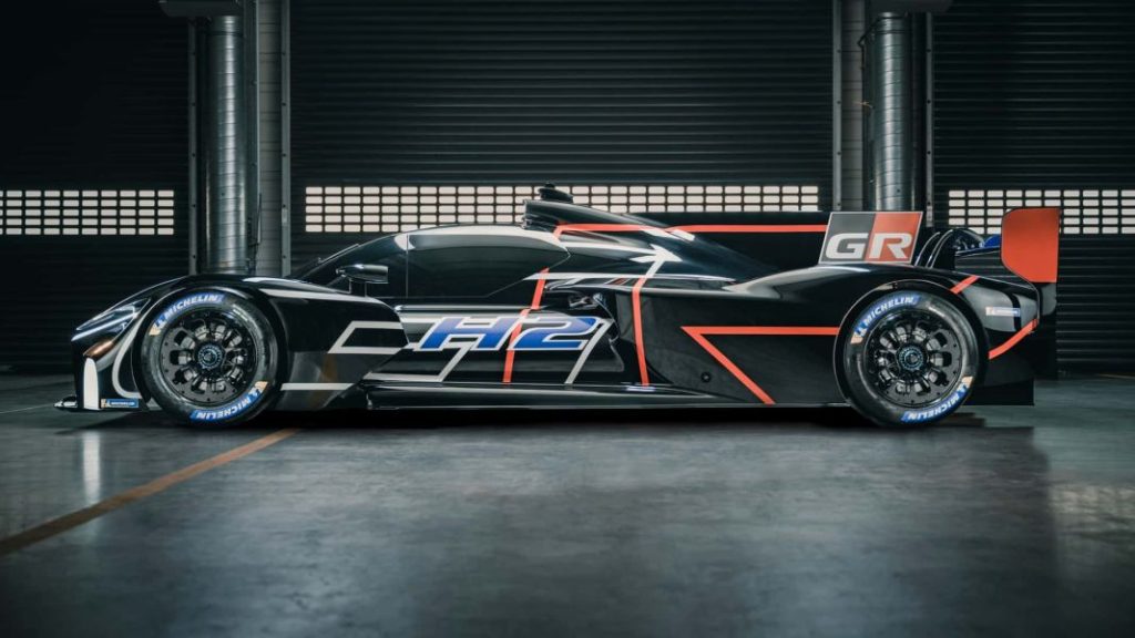 2023 Toyota GR H2 Racing Concept. Imagen lateral.