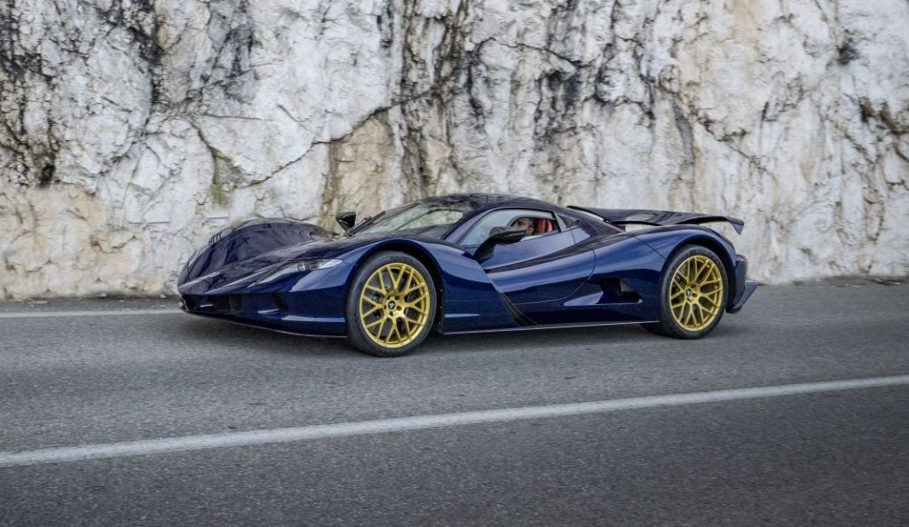 Aspark Owl electric hyper car road drive. Monaco. 6 June 2023 Aspark 1005762 Motor16