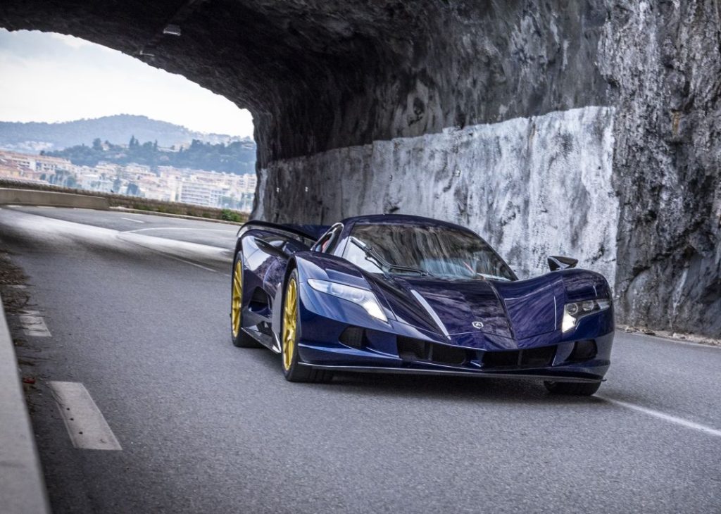 Aspark Owl electric hyper car road drive. Monaco. 6 June 2023 Aspark 1005798 Motor16