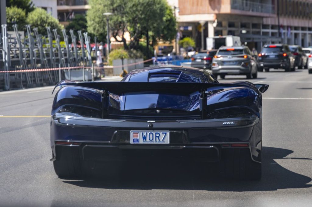 Aspark Owl electric hyper car road drive. Monaco. 6 June 2023 Aspark MG 1092 Motor16