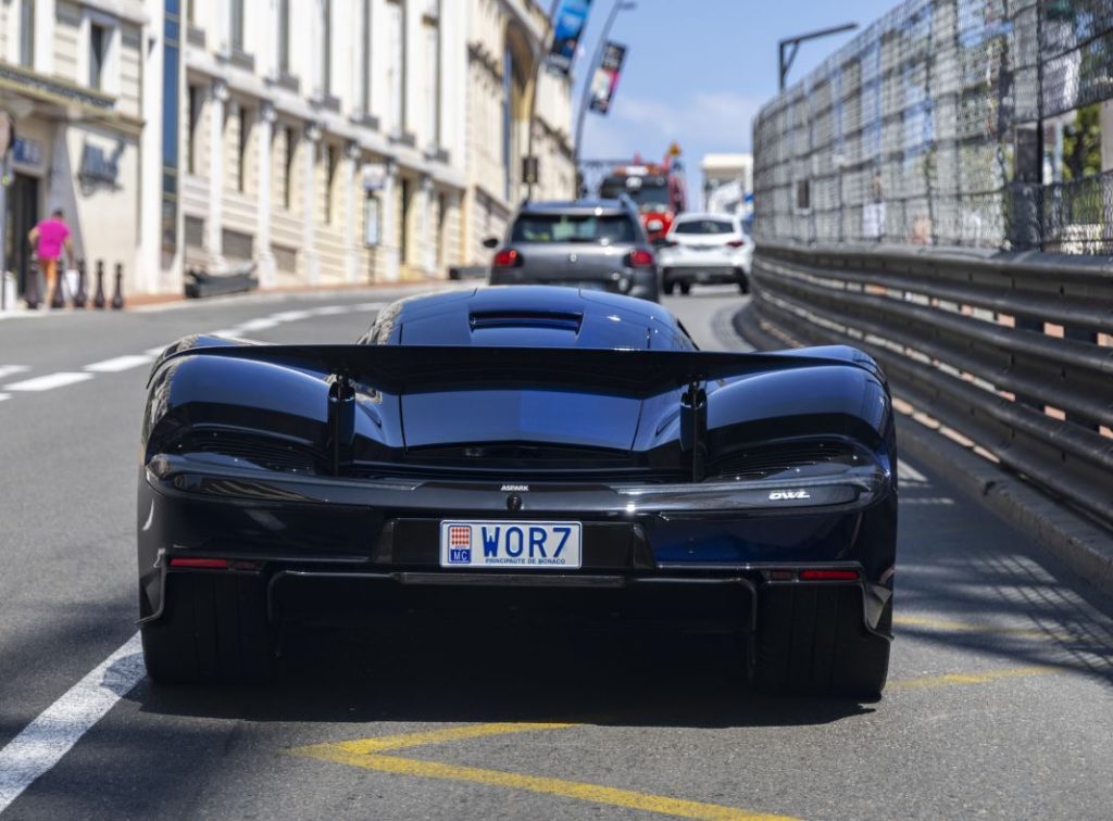 Aspark Owl electric hyper car road drive. Monaco. 6 June 2023 Aspark MG 1124 Motor16