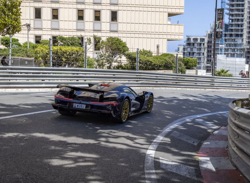 Aspark Owl electric hyper car road drive. Monaco. 6 June 2023 Aspark MG 1173 Motor16
