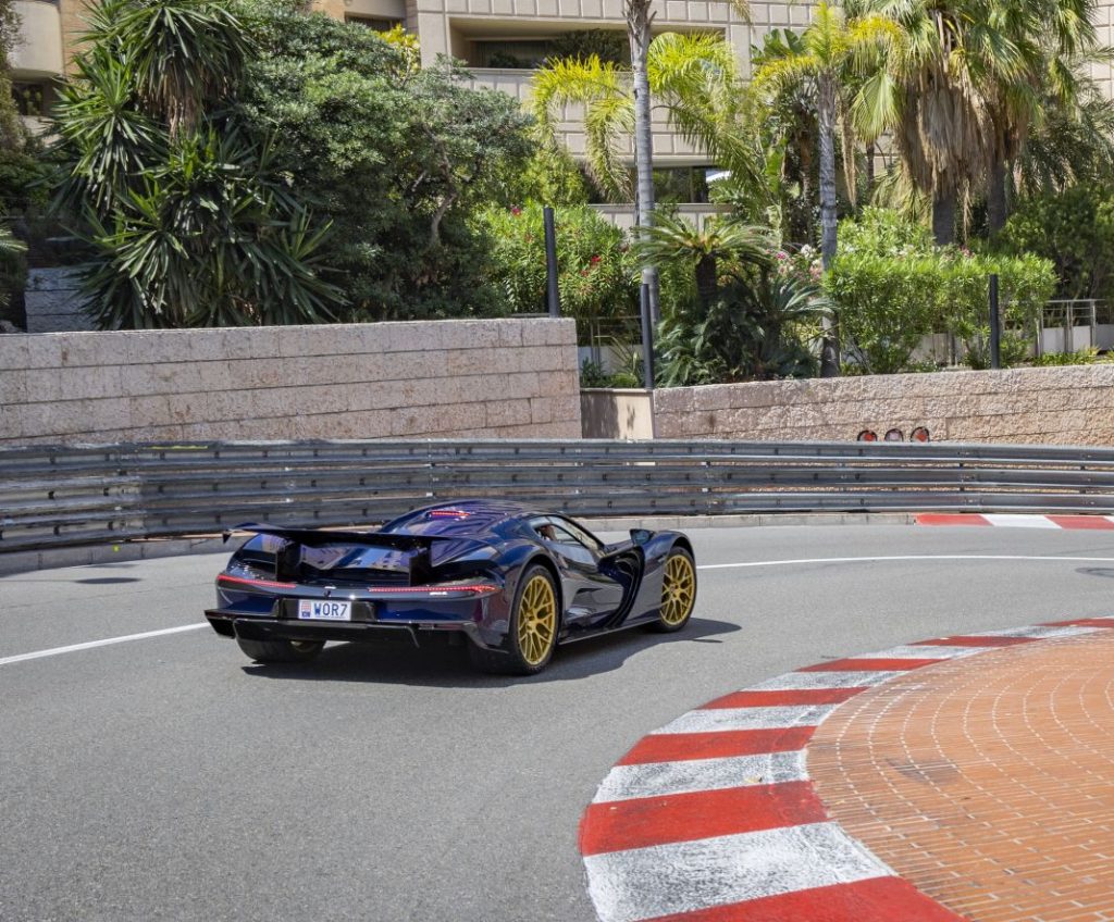 Aspark Owl electric hyper car road drive. Monaco. 6 June 2023 Aspark MG 1195 Motor16